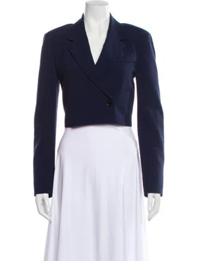 Pre-owned Frame Blazer In Gray