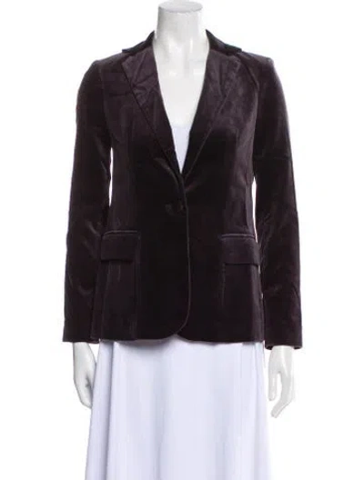 Pre-owned Frame Blazer In Gray