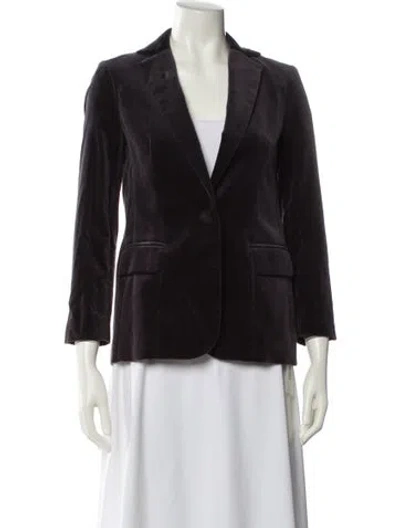 Pre-owned Frame Blazer In Gray