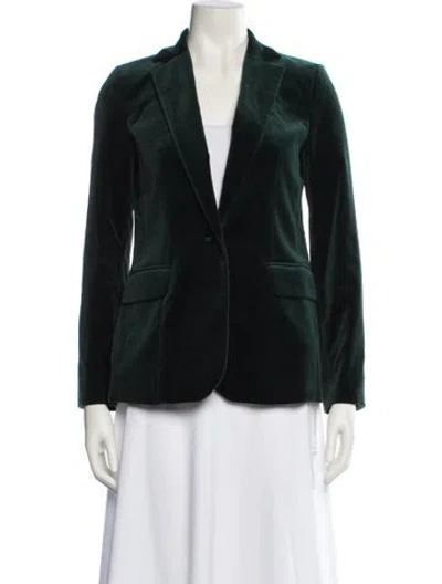 Pre-owned Frame Blazer In Green