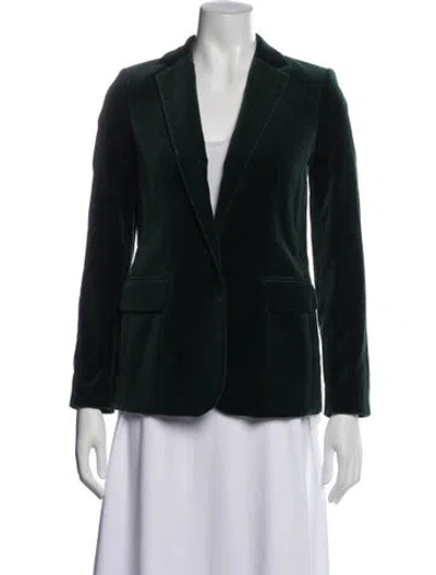 Pre-owned Frame Blazer In Green