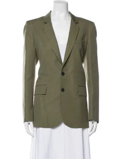 Pre-owned Frame Blazer In Green
