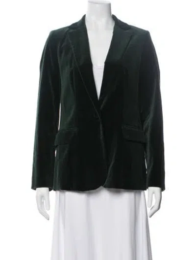 Pre-owned Frame Blazer In Green