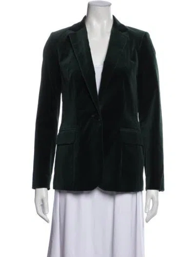 Pre-owned Frame Blazer In Green