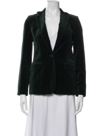 Pre-owned Frame Blazer In Green