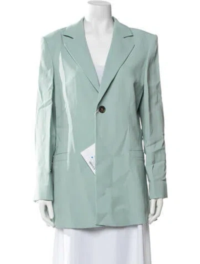 Pre-owned Frame Blazer In Green