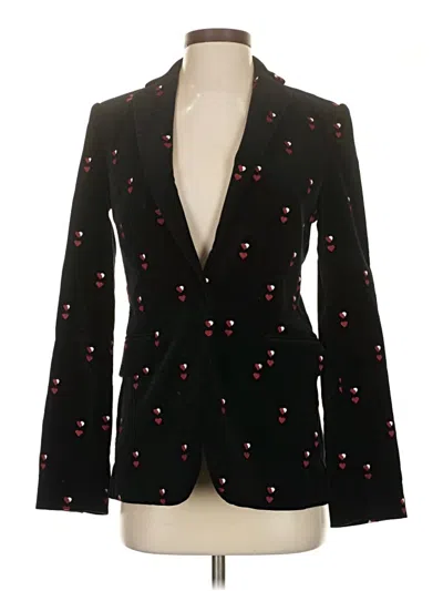 Pre-owned Frame Blazer Jacket In Black