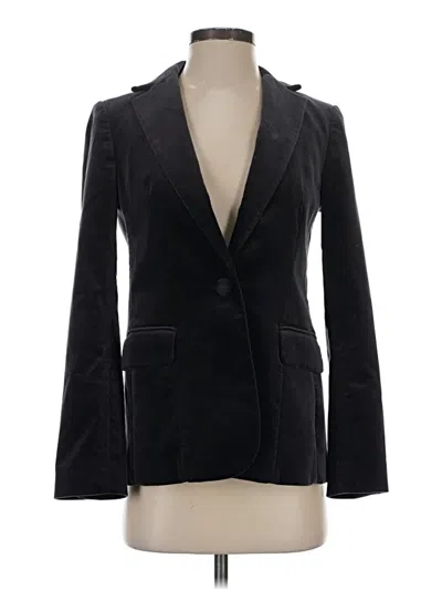 Pre-owned Frame Blazer Jacket In Black