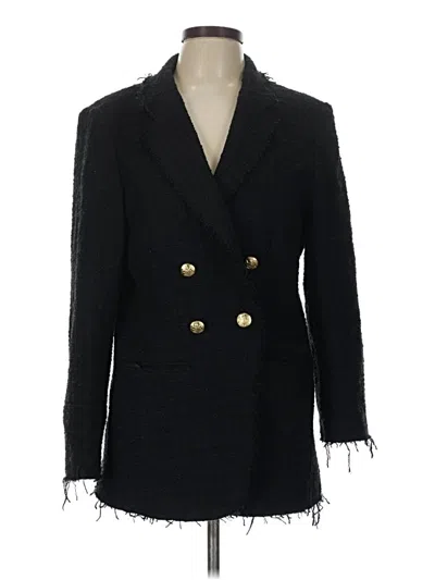 Pre-owned Frame Blazer Jacket In Black