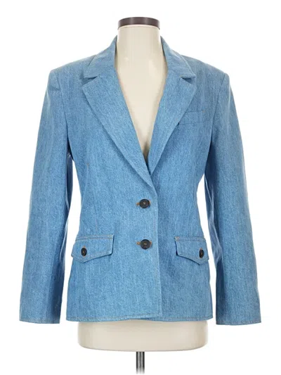Pre-owned Frame Blazer Jacket In Blue
