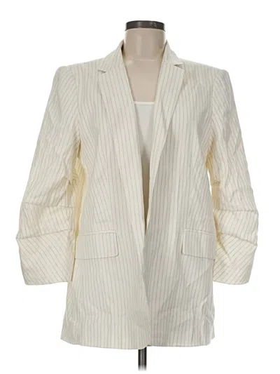 Pre-owned Frame Blazer Jacket In Ivory