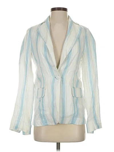 Pre-owned Frame Blazer Jacket In White