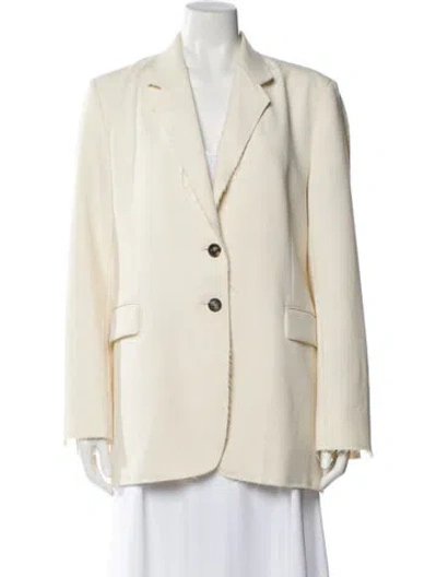 Pre-owned Frame Blazer In Neutral
