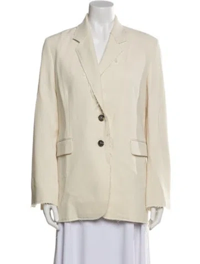 Pre-owned Frame Blazer In Neutral