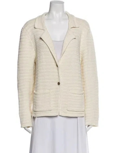 Pre-owned Frame Blazer In Neutral
