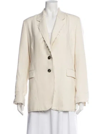 Pre-owned Frame Blazer In Neutral