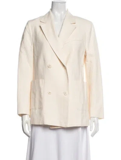 Pre-owned Frame Blazer In Neutrals