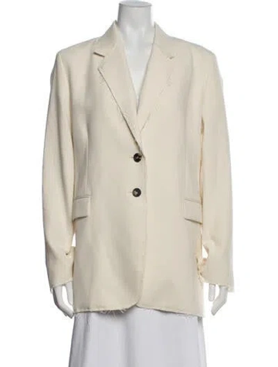 Pre-owned Frame Blazer In Neutrals