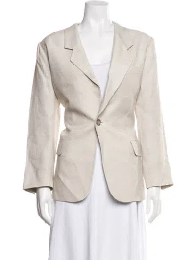 Pre-owned Frame Blazer In Neutrals