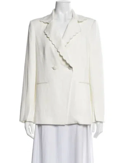 Pre-owned Frame Blazer In Neutrals/white