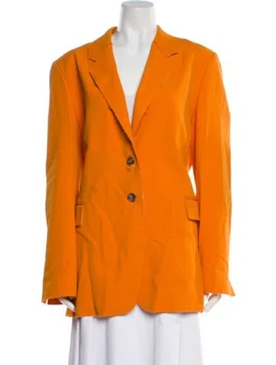 Pre-owned Frame Blazer In Orange
