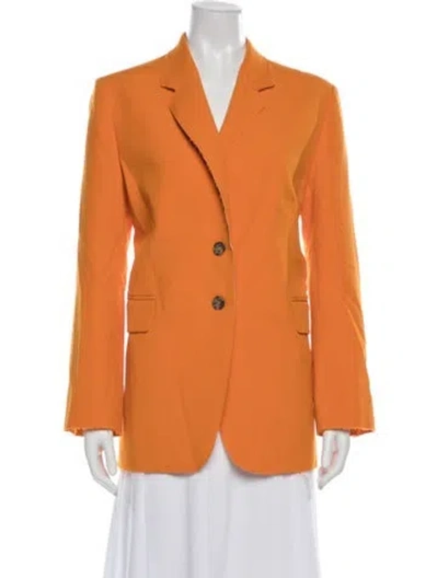 Pre-owned Frame Blazer In Orange