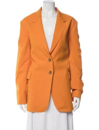 Pre-owned Frame Blazer In Orange