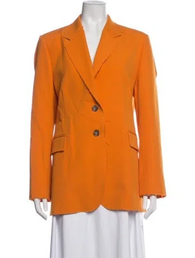 Pre-owned Frame Blazer In Orange