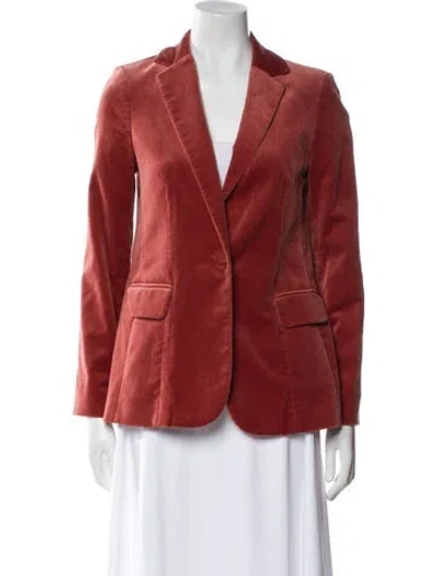 Pre-owned Frame Blazer In Pink