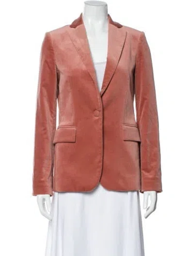 Pre-owned Frame Blazer In Pink