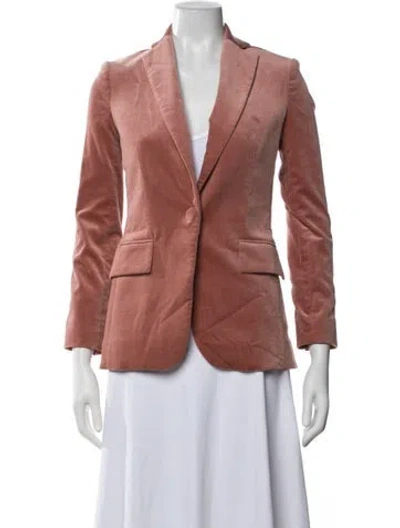 Pre-owned Frame Blazer In Pink