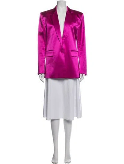 Pre-owned Frame Blazer In Pink