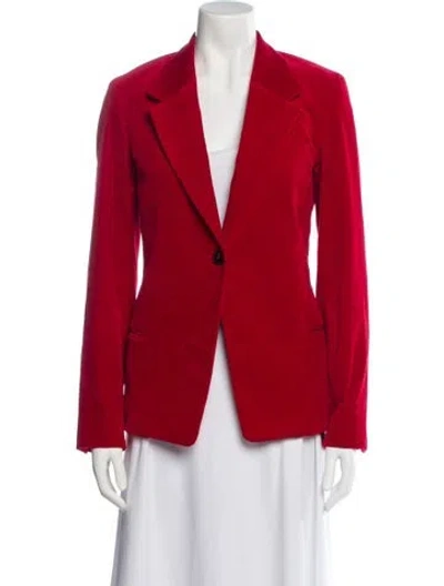 Pre-owned Frame Blazer In Red