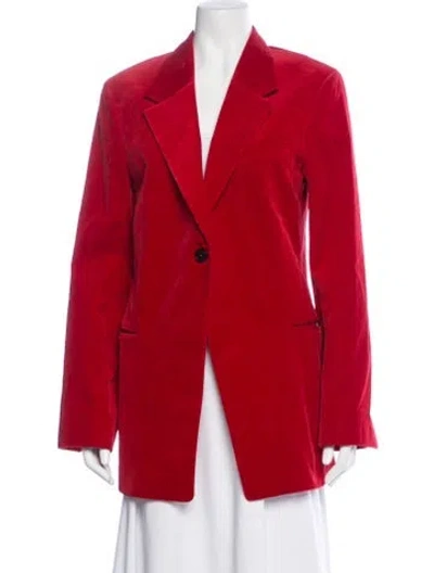 Pre-owned Frame Blazer In Red