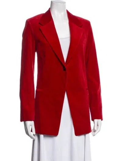 Pre-owned Frame Blazer In Red