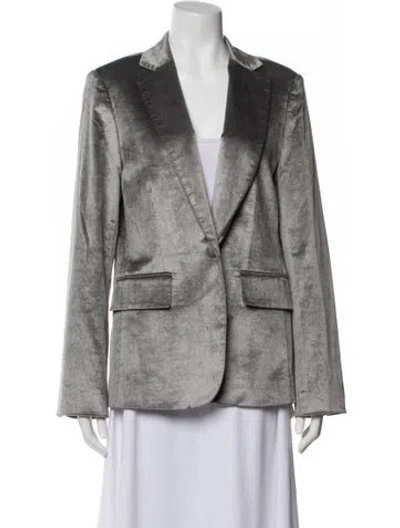 Pre-owned Frame Blazer In Silver