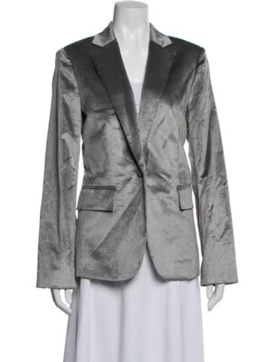 Pre-owned Frame Blazer In Silver