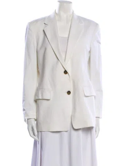 Pre-owned Frame Blazer In White