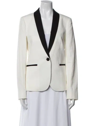 Pre-owned Frame Blazer In White