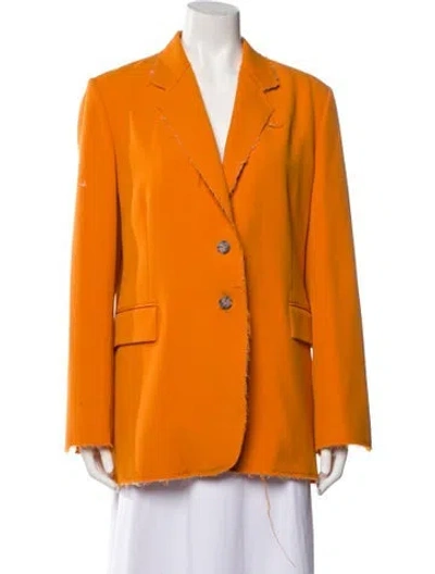 Pre-owned Frame Blazer In Yellow