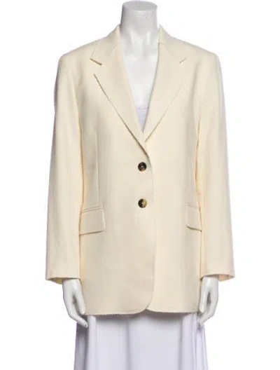 Pre-owned Frame Blazer In Yellow
