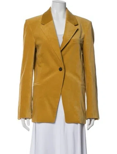 Pre-owned Frame Blazer In Yellow