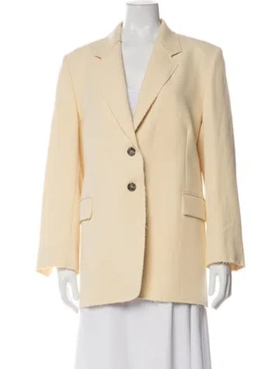 Pre-owned Frame Blazer In Yellow