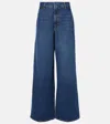 Frame Le Slim Palazzo High Rise Jeans In Crossings In Blindspot