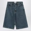 Frame Bermuda Shorts In Regenerated Denim