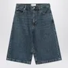 Frame Bermuda Shorts In Regenerated Denim