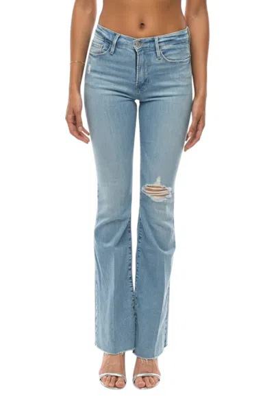 Frame Blue Flared High Rise Jeans