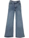 Frame Blue Front Button Denim Jeans