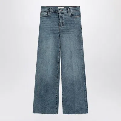 FRAME BLUE JEANS IN SUPER STRETCH DENIM