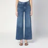Frame Le Slim Palazzo Jeans In Skywalk In Blue